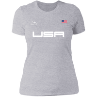 Thumbnail for USA - Ladies' Boyfriend T-Shirt - 7 COLORS -