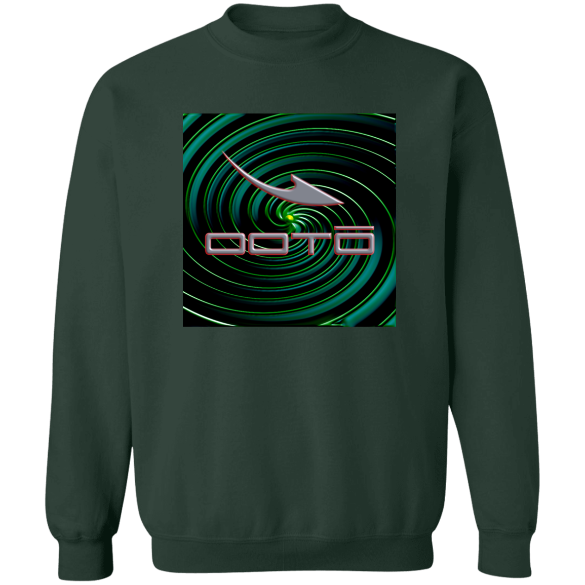 OOTO - DASH EN LEMON LIME SWIRL - G180 Crewneck Pullover Sweatshirt - 3 COLORS -