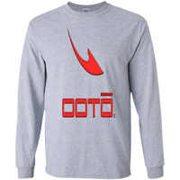 Thumbnail for OOTO - DASH EN STRTCH RED IG BK - G240B Youth LS T-Shirt - 4 COLORS -