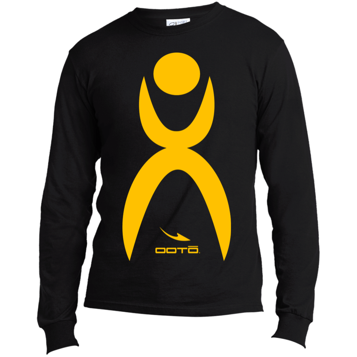 GLYPHIC EN MAIZE - USA100LS Long Sleeve Made in the US T-Shirt - 1 COLOR -