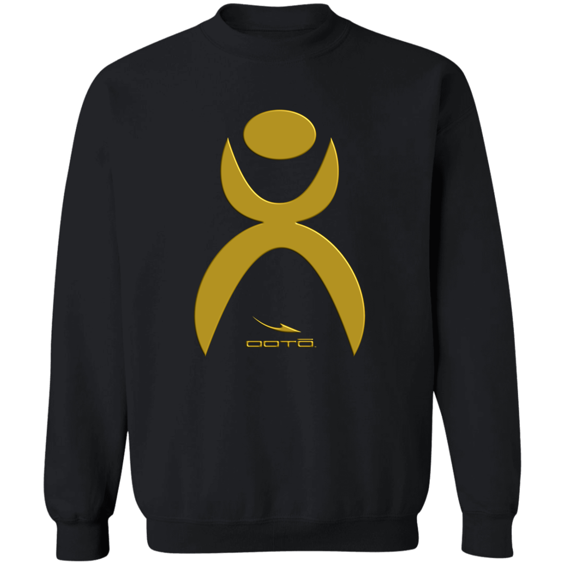 OOTO - GLYPHIC EN GOLD - 3D PRINT - G180 Crewneck Pullover Sweatshirt - 1 COLOR -