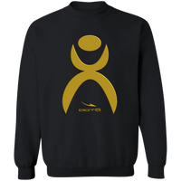 Thumbnail for OOTO - GLYPHIC EN GOLD - 3D PRINT - G180 Crewneck Pullover Sweatshirt - 1 COLOR -