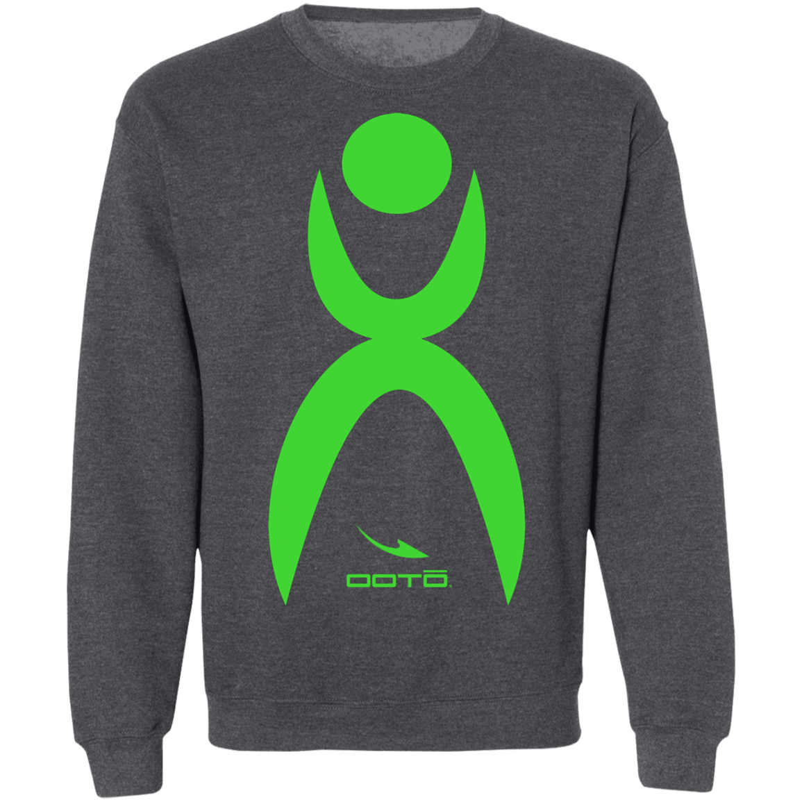 OOTO - GLYPHIC EN LIME - Z65 Crewneck Pullover Sweatshirt - 5 COLORS -