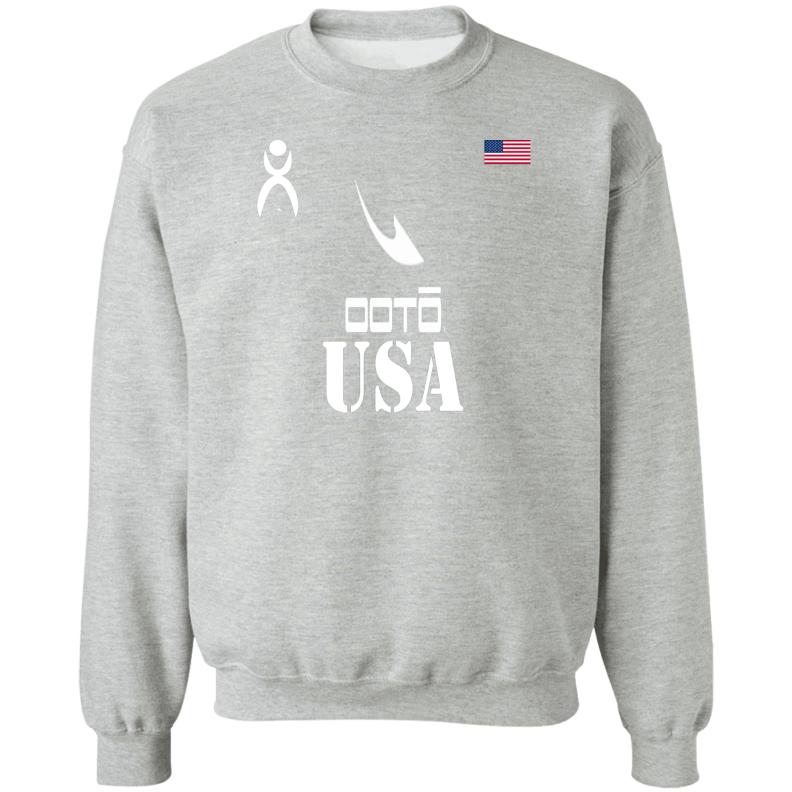 OOTO - USA - G180 Crewneck Pullover Sweatshirt - 10 COLORS -