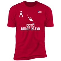 Thumbnail for OOTO - RHODE ISLAND - Z61x Premium Short Sleeve Tee - 9 COLORS -