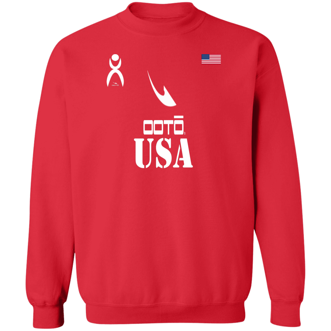 OOTO - USA - G180 Crewneck Pullover Sweatshirt - 10 COLORS -