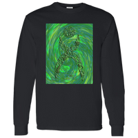 Thumbnail for GLYPHIC EN HALTED PHASE OVER GREEN STORM - G540 LS T-Shirt 5.3 oz. - 4 COLORS -