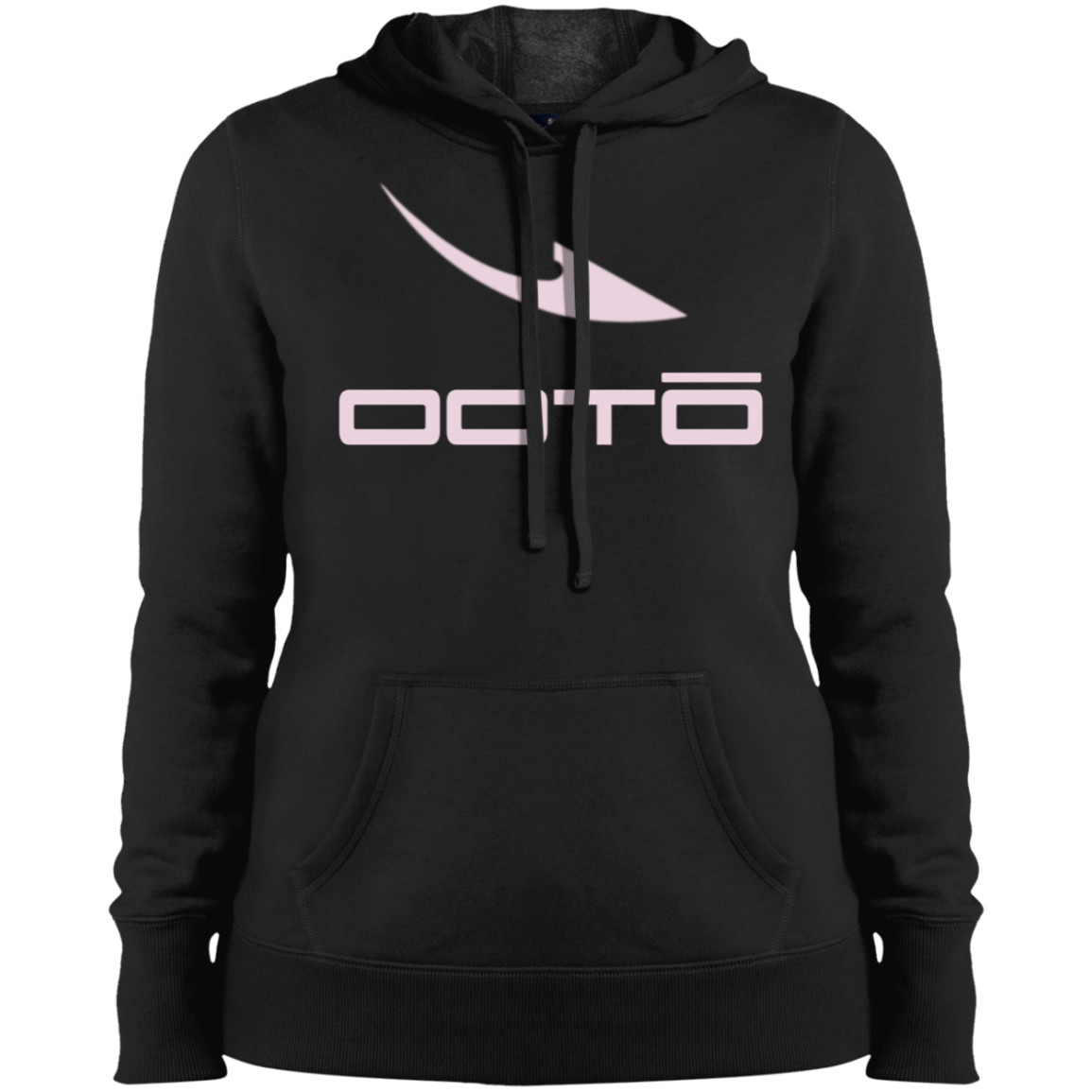 OOTO - DASH EN POWDER PINK - LST254 Ladies' Pullover Hooded Sweatshirt - 5 COLORS -