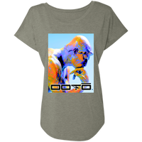 Thumbnail for RODINS THE THINKER X OOTO EN MULTI COLOR - NL6760 Ladies' Triblend Dolman Sleeve - 10 COLORS -