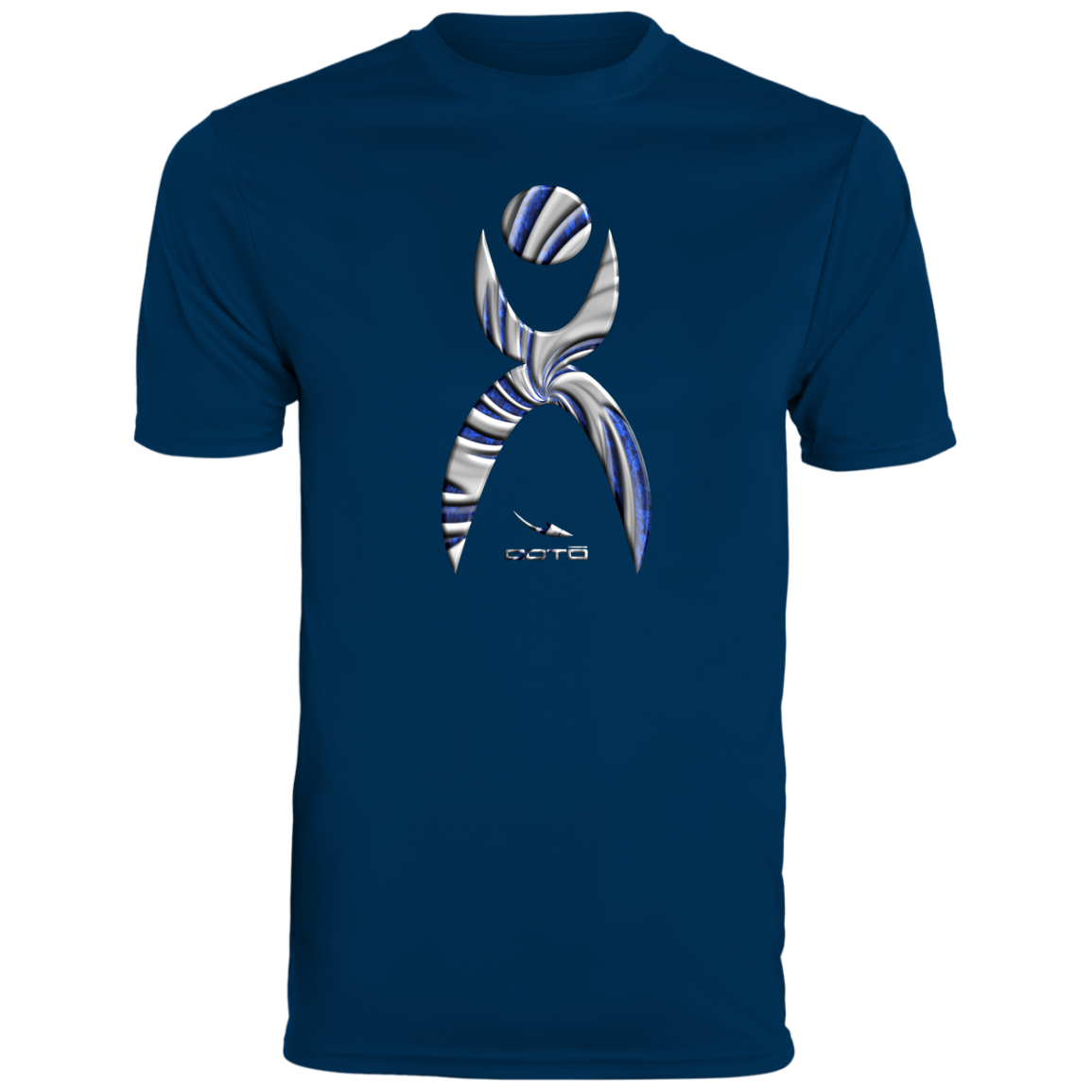 OOTO - GLYPHIC EN DEEP BLUE WITH NEW GALLACTIC FENCE - 791 Youth Moisture-Wicking Tee - 6 COLORS -