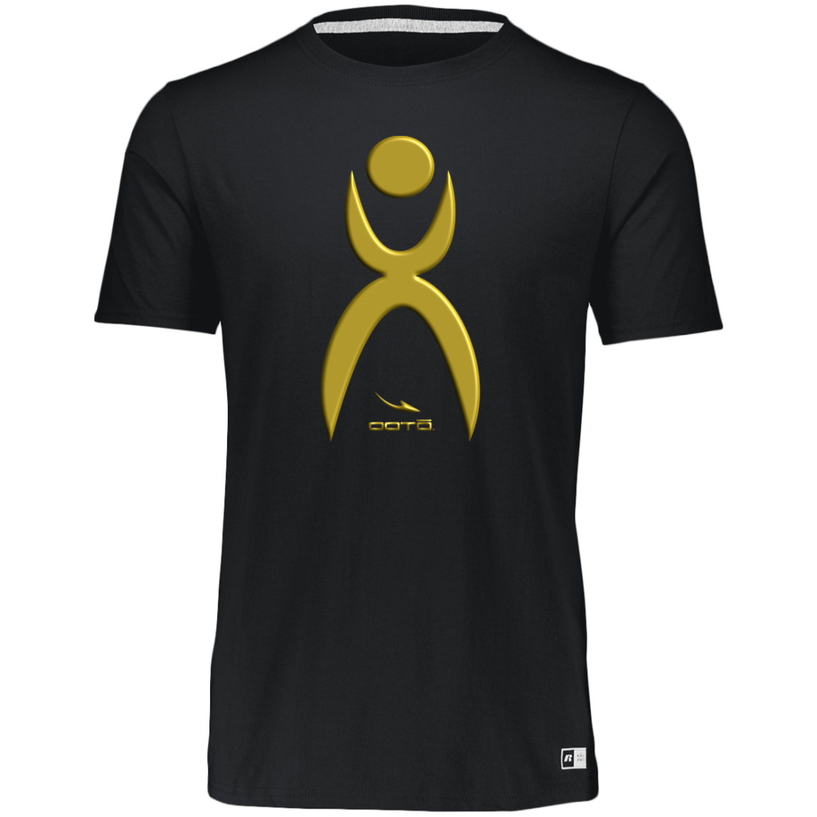 OOTO - GLYPHIC IN GOLD - 3D PRINT - 64STTB Youth Essential Dri-Power Tee - 5 COLORS -