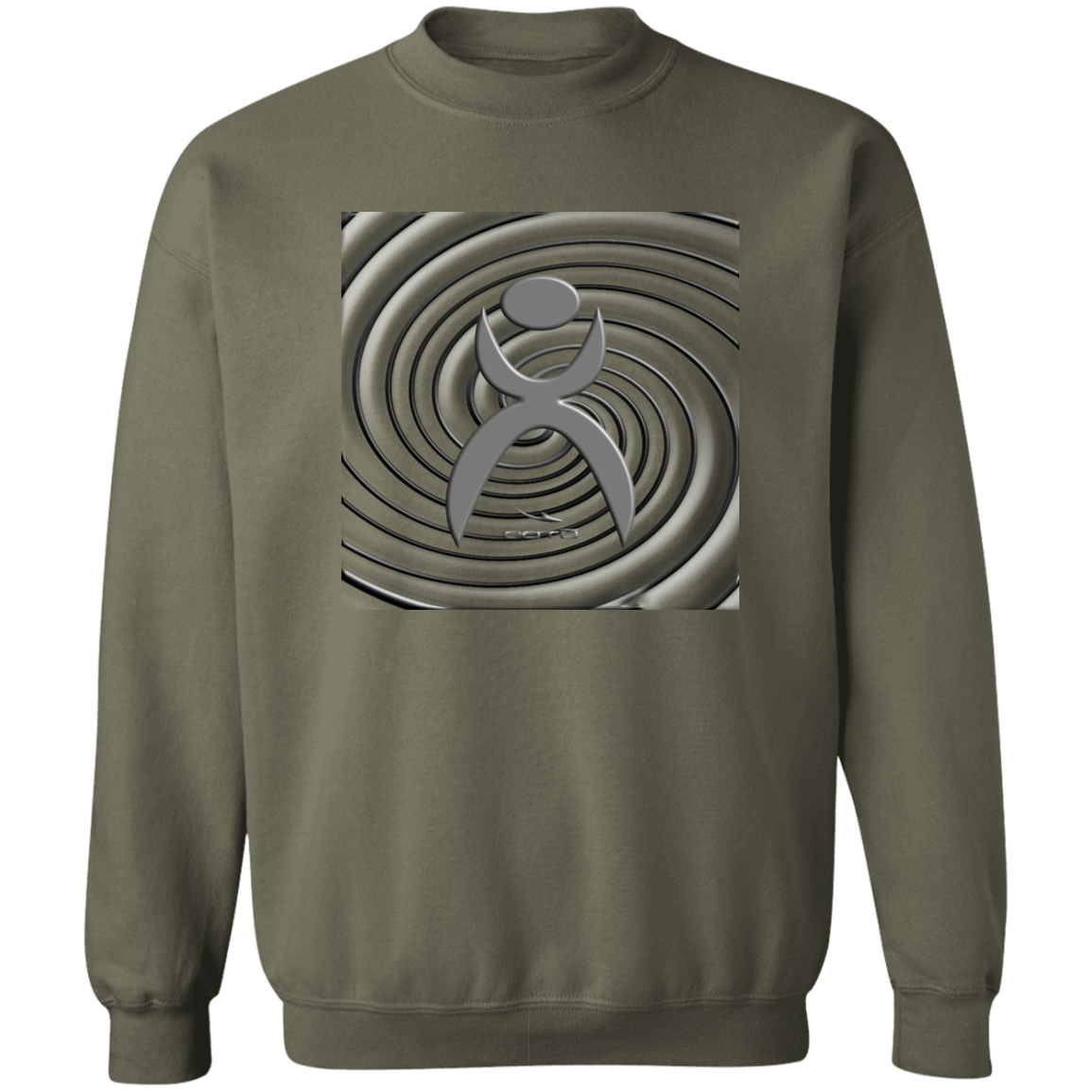 OOTO - SPIRALING GLYPHIC - G180 Crewneck Pullover Sweatshirt - 10 COLORS -