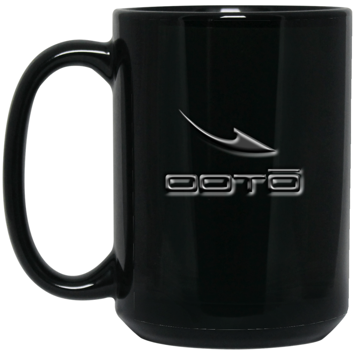 OOTO - DASH EN BLACK EMBOSSED - BM15OZ 15 oz. Black Mug - 1 COLOR -