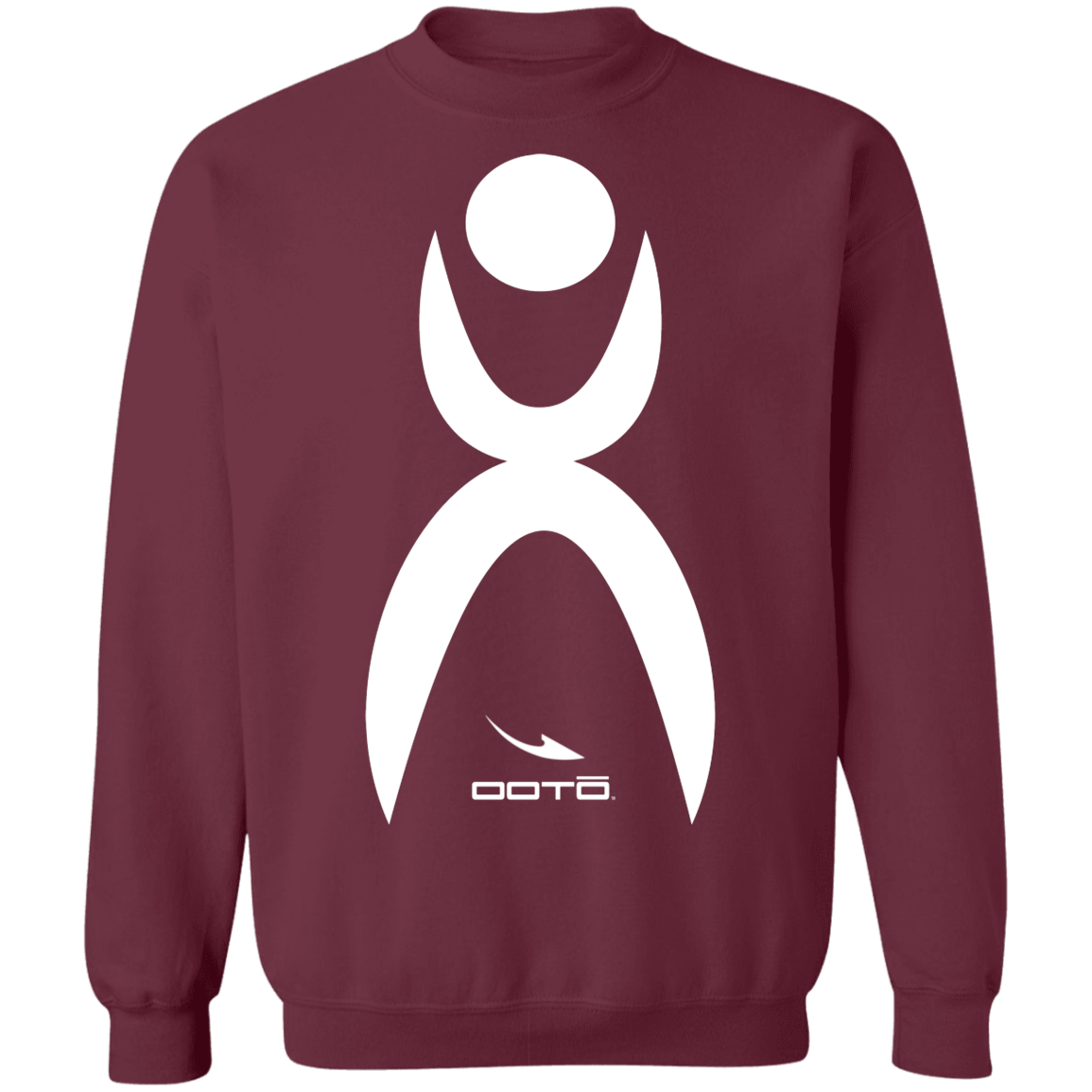 OOTO - GLYPHIC EN WHITE - Z65 Crewneck Pullover Sweatshirt - 8 COLORS -