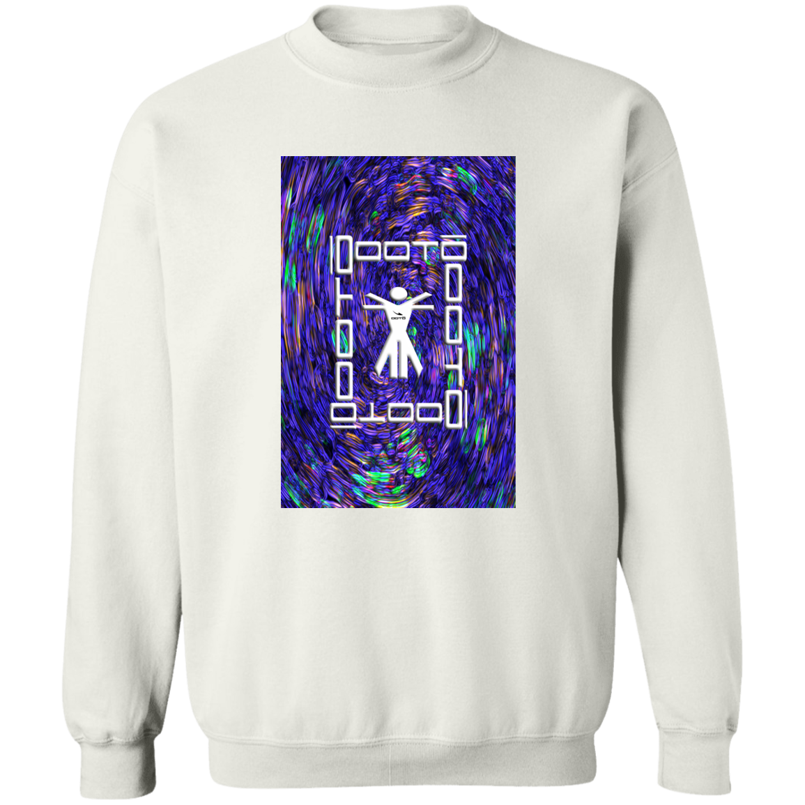 OOTOruvian FRAMED EN PLASMATIC TRIPLE SCENE G180 Crewneck Pullover Sweatshirt