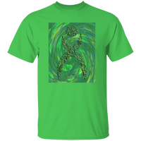 Thumbnail for GLYPHIC EN HALTED PHASE OVER GREEN STORM -  G500 5.3 oz. T-Shirt - 6 COLORS -