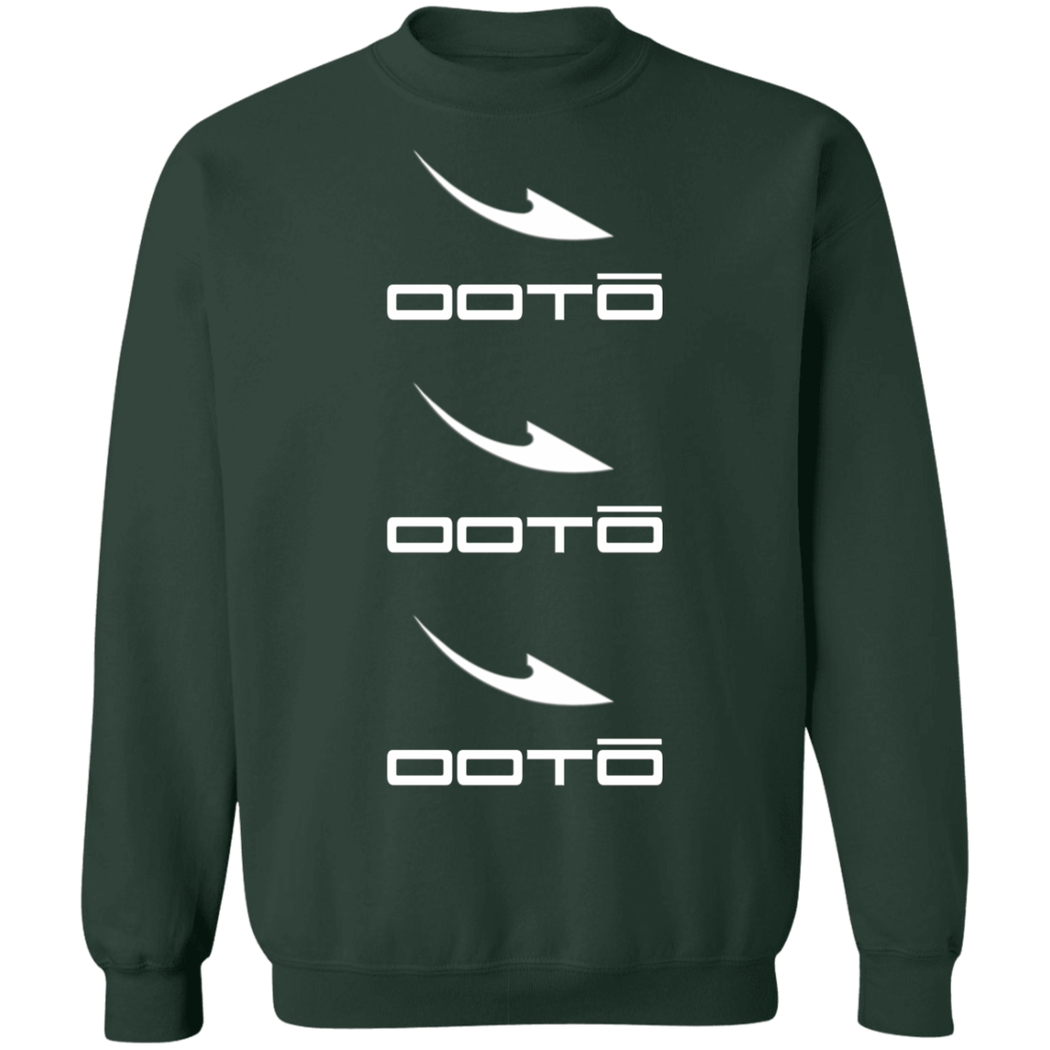 OOTO - DASH EN  WHITE X 3 - G180 Crewneck Pullover Sweatshirt - 7 COLORS -