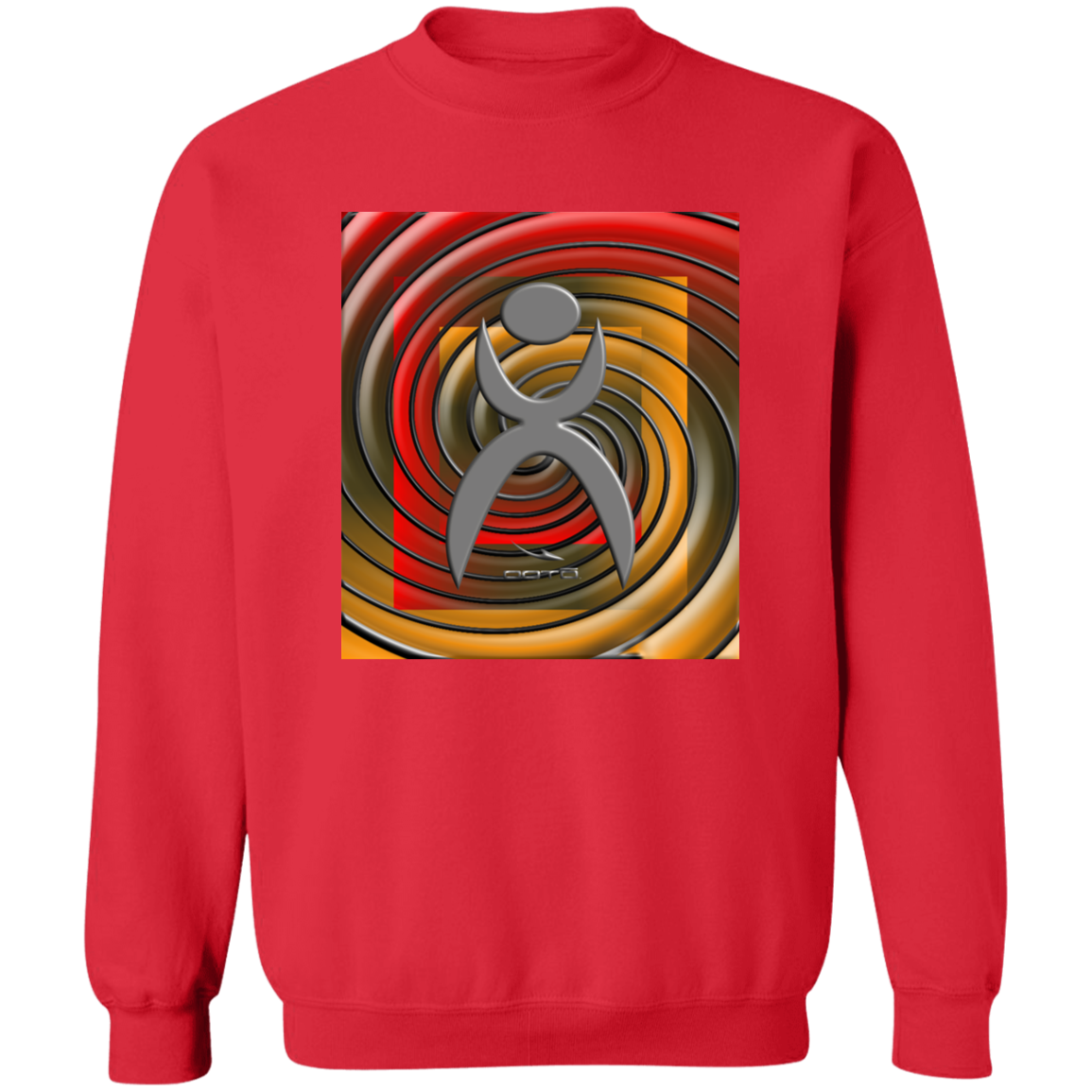 OOTO - GLYPHIC EN SPIRAL EPIC JOURNEY GRADIENT G180 Crewneck Pullover Sweatshirt - 5 COLORS -