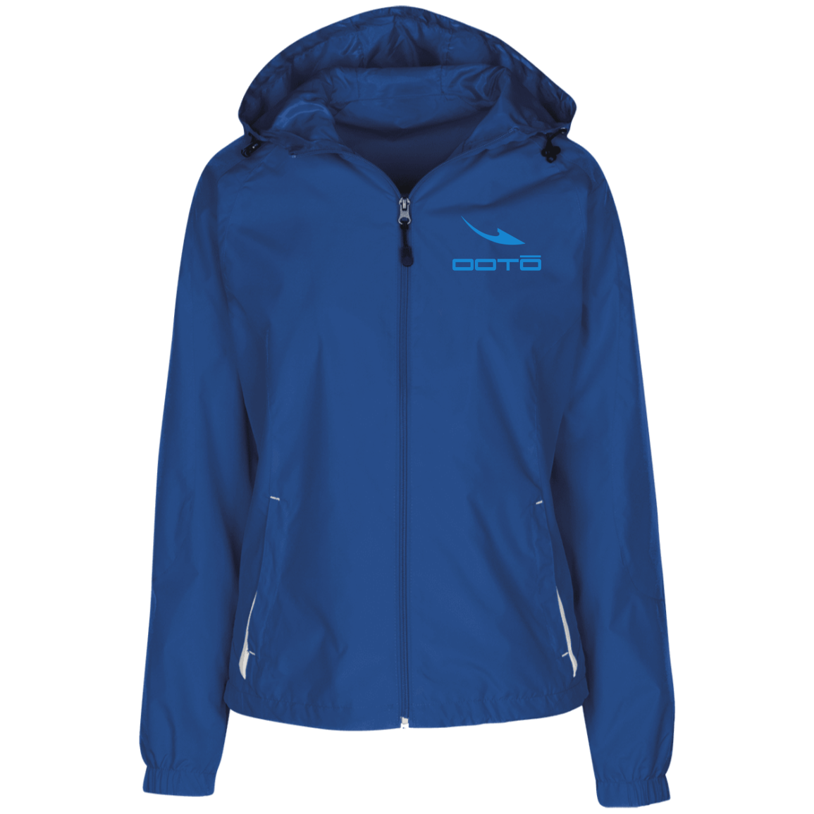 OOTO - DASH EN AQUA - LST76 Ladies' Jersey-Lined Hooded Windbreaker - 4 COLORS -