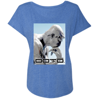 Thumbnail for RODINS THE THINKER X OOTO EN BASE LIGHTING - NL6760 Ladies' Triblend Dolman Sleeve - 10 COLORS -