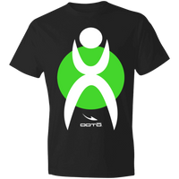 Thumbnail for GLYPHIC EN WHITE OVER LIME CIRCLE - 980 Lightweight T-Shirt 4.5 oz - 6 COLORS -