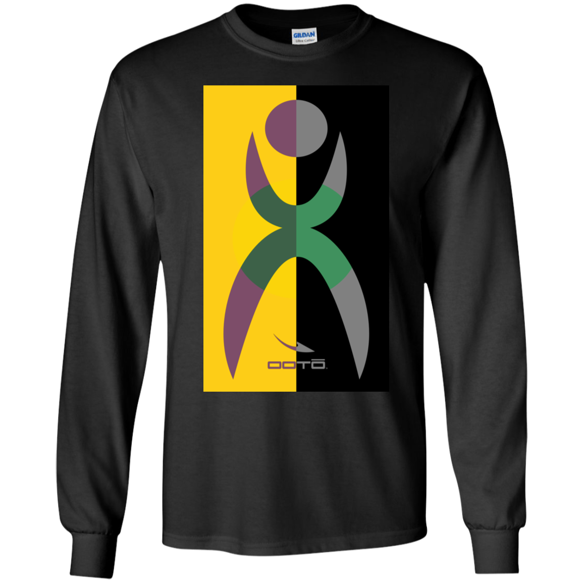 OOTO - GLYPHIC EN TRES - LONG SLEEVE G240B Youth LS T-Shirt - 6 COLORS -