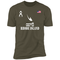 Thumbnail for OOTO - RHODE ISLAND - Z61x Premium Short Sleeve Tee - 9 COLORS -