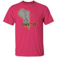 Thumbnail for OOTO - HERD OF 1  - DASH N  YELLOW GLOW  - G500B Youth 5.3 oz 100% Cotton T-Shirt - 11 COLORS -