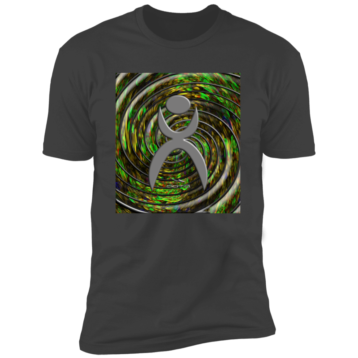 GLYPHIC EN SPIRAL EPIC JOURNEY D4 - NL3600 Premium Short Sleeve T-Shirt - 6 COLORS -