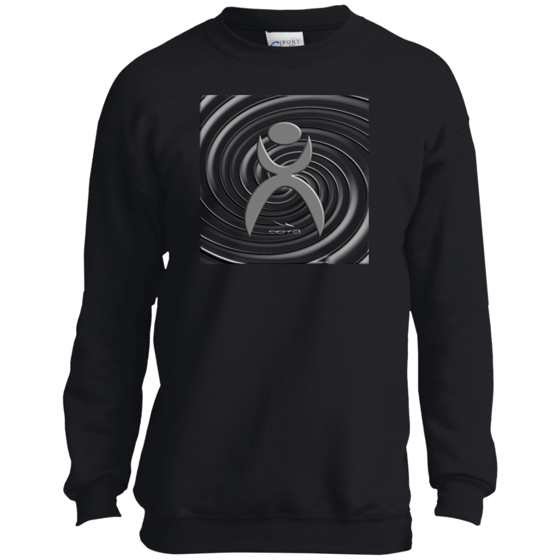 OOTO - SPIRALING GLYPHIC - PC90Y Youth Crewneck Sweatshirt - 5 COLORS -