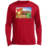 Thumbnail for AL - Hello from ROME - selfie - postcard - ST350LS Men’s Long Sleeve Performance Tee - 4 COLORS -