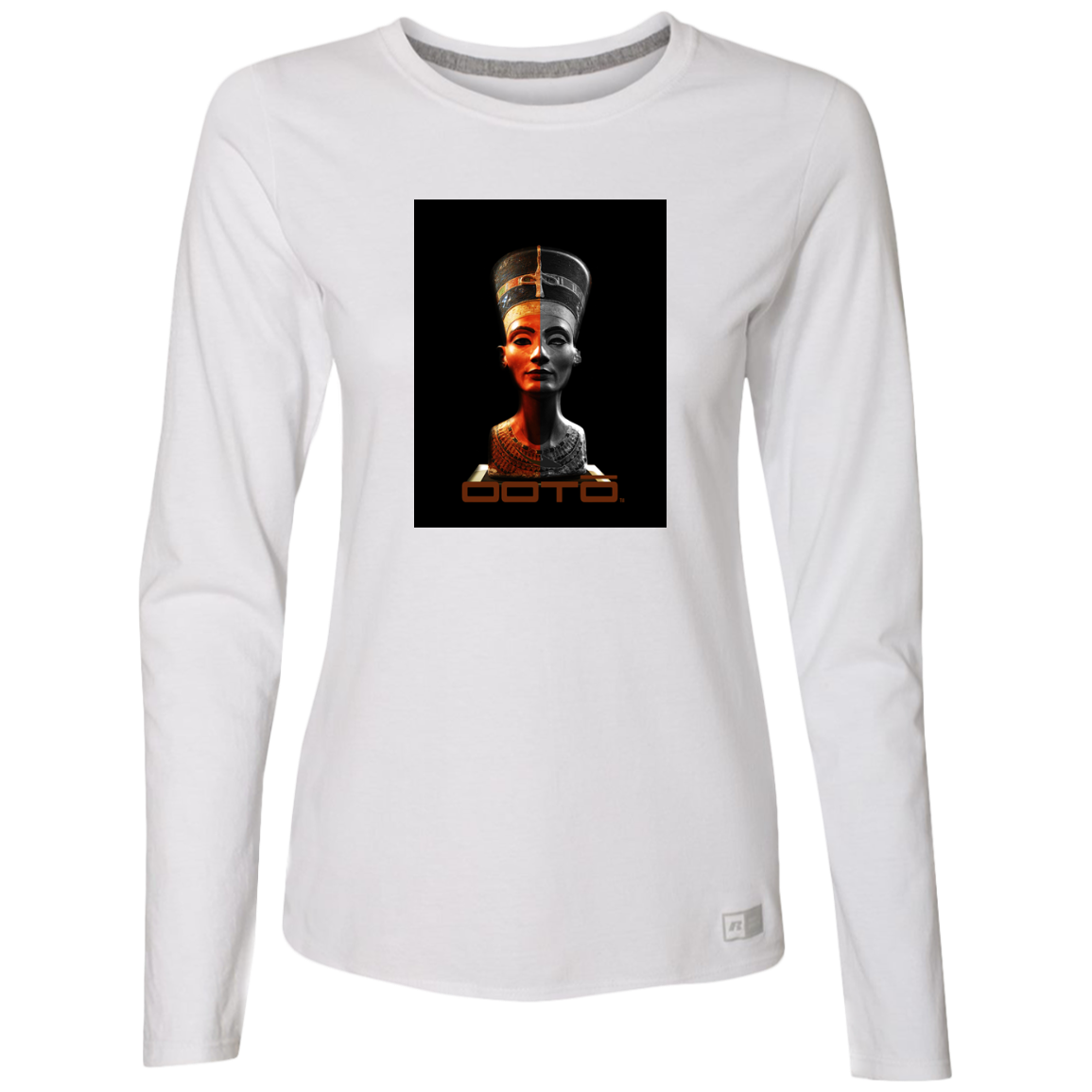 NEFERTITI X ANCIENT ARTIST UNKNOWN X OOTO - 64LTTX Ladies’ Essential Dri-Power Long Sleeve Tee - 2 COLORS -