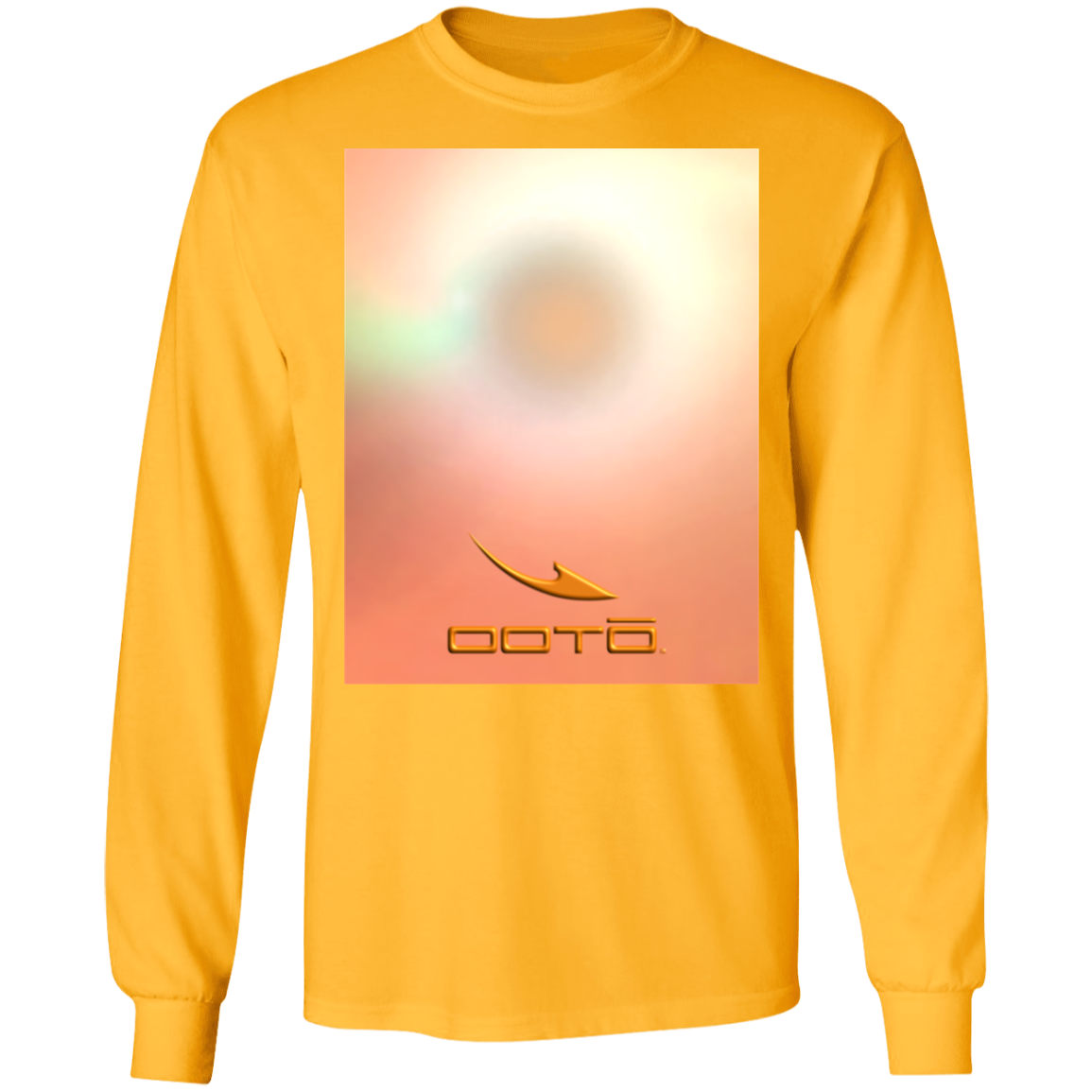 OOTO - IMPRESSIONED HAZY SUNRISE - G240 LS Ultra Cotton T-Shirt - 4 COLORS -