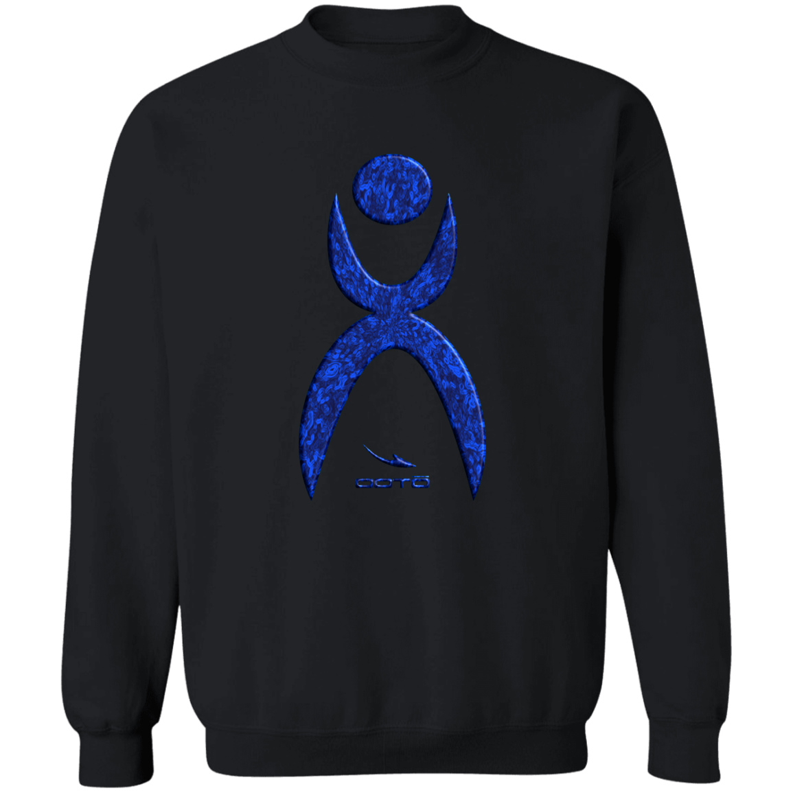 OOTO - GLYPHIC EN DEEP BLUE - G180 Crewneck Pullover Sweatshirt - 1 COLOR -