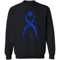 Thumbnail for OOTO - GLYPHIC EN DEEP BLUE - G180 Crewneck Pullover Sweatshirt - 1 COLOR -