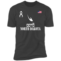 Thumbnail for OOTO - NORTH DAKOTA - Z61x Premium Short Sleeve Tee - 9 COLORS -