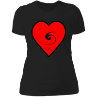 Thumbnail for HEART FLYTE WITH DASH EN BLACK - NL3900 Ladies' Boyfriend T-Shirt - 3 COLORS -