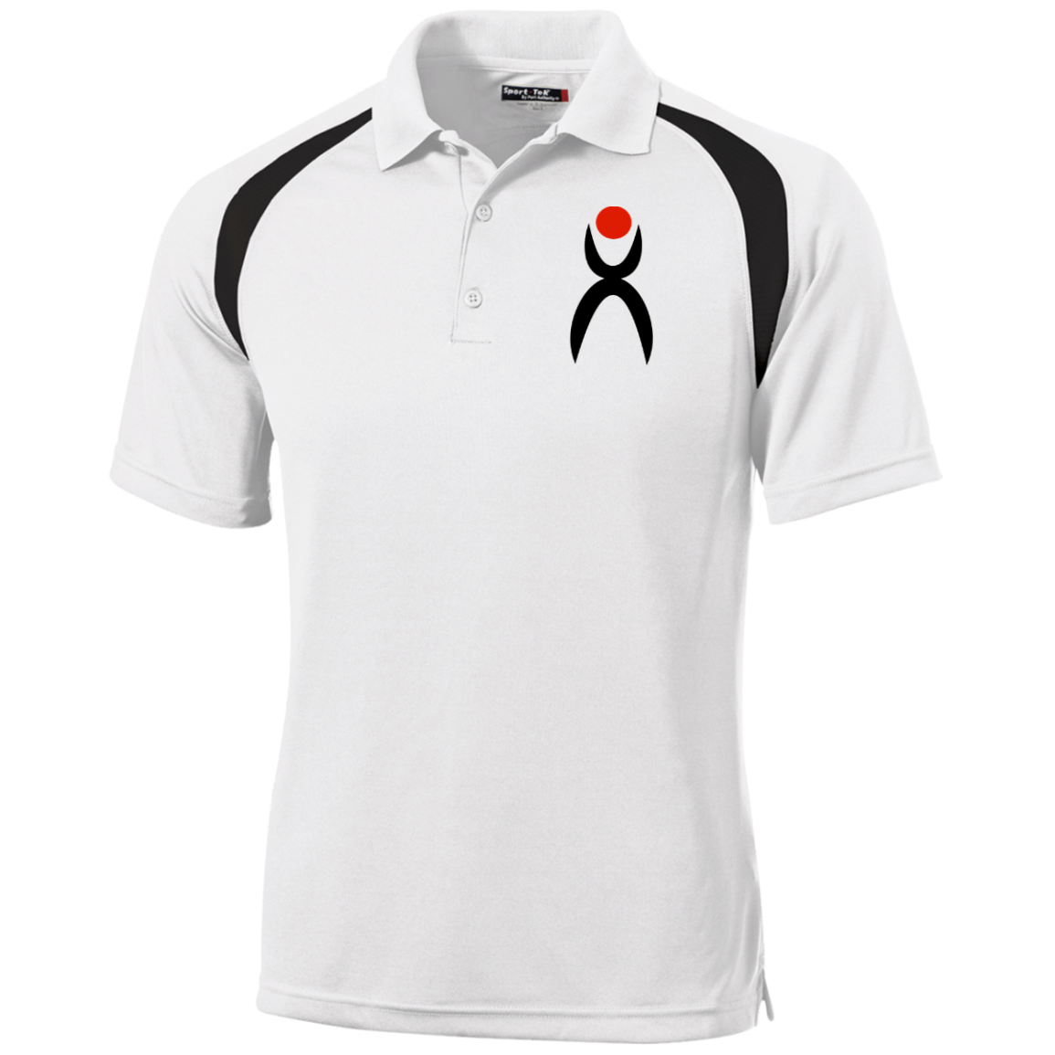 OOTO - GLYPHIC EN BLACK AND RED NO DASH - T476 Moisture-Wicking Tag-Free Golf Shirt - 2 COLORS -