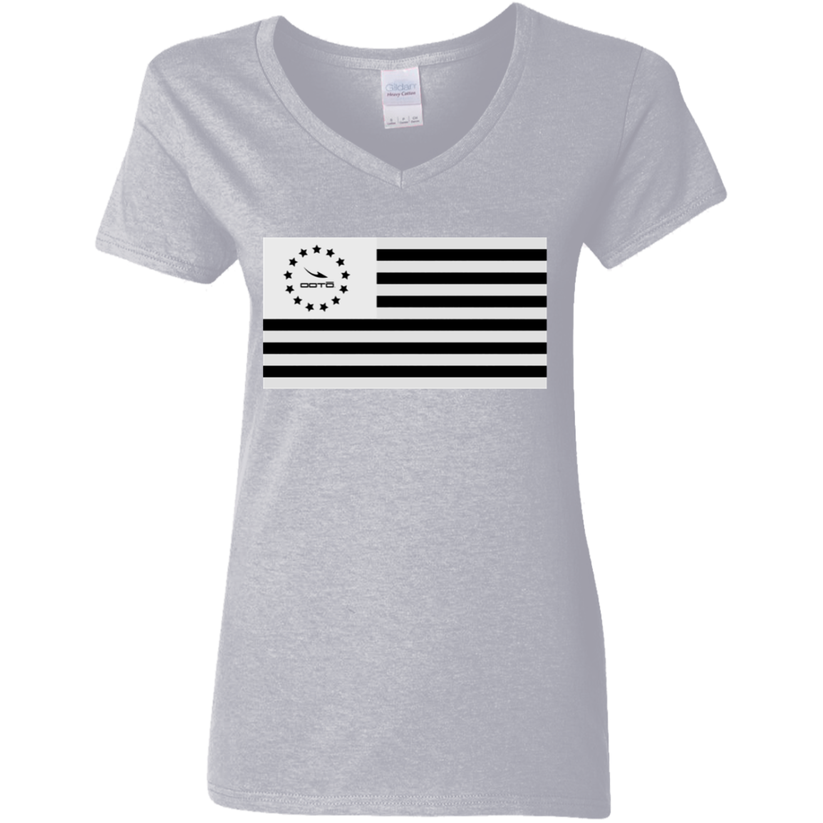 HEAVENS TO BETSY FLAG - G500VL Ladies' 5.3 oz. V-Neck T-Shirt - 5 COLORS -