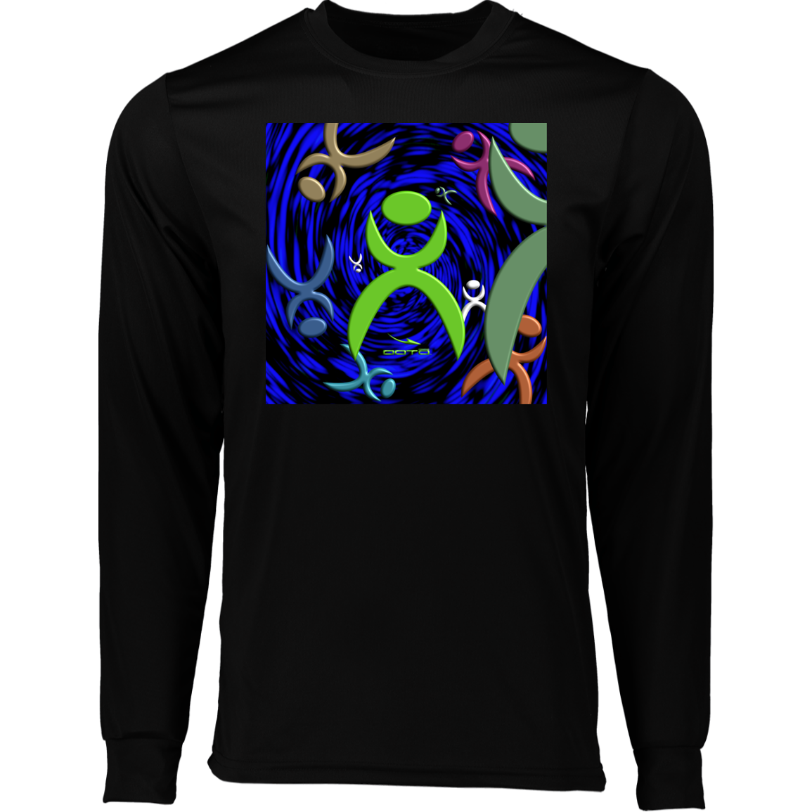 GLYPHIC EN DIMENSIONAL GRASP - 788 Long Sleeve Moisture-Wicking Tee - 1 COLOR -