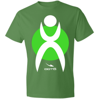 Thumbnail for GLYPHIC EN WHITE OVER LIME CIRCLE - 980 Lightweight T-Shirt 4.5 oz - 6 COLORS -