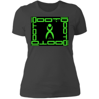 Thumbnail for GLYPHIC EN LIME FRAMED - NL3900 Ladies' Boyfriend T-Shirt - 6 COLORS -