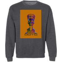 Thumbnail for OOTO - NEFERTITI X ANCIENT ARTIST UNKNOWN X OOTO IN HALF YELLOW MET - Z65 Crewneck Pullover Sweatshirt - 5 COLORS -