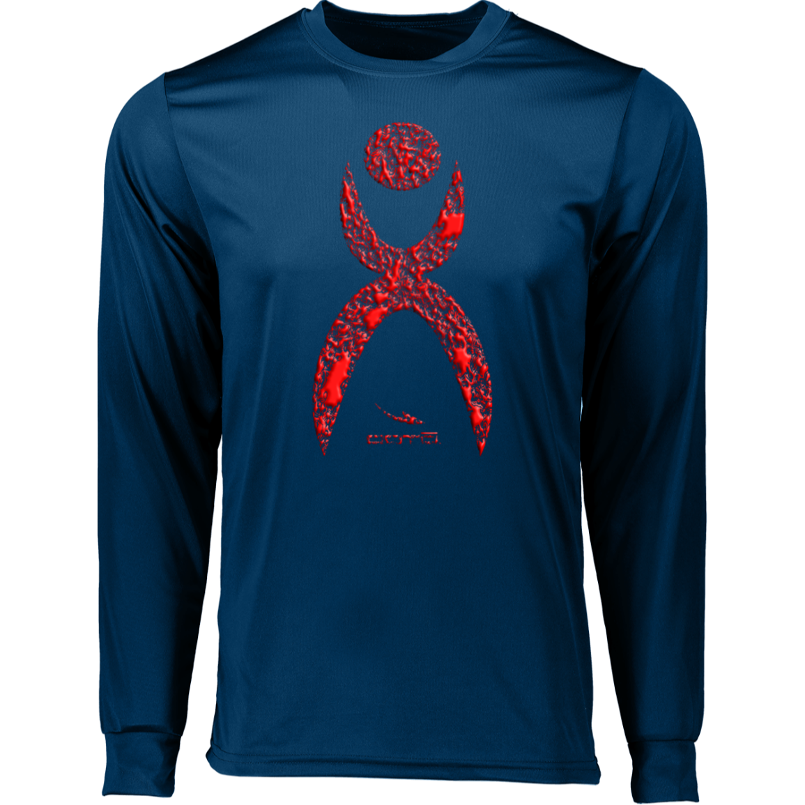 GLYPHIC EN HALTED PHASE RED - 788 Long Sleeve Moisture-Wicking Tee - 6 COLORS -