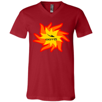 Thumbnail for CRAWLING SUN - 3005 Unisex Jersey SS V-Neck T-Shirt - 4 COLORS -