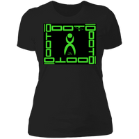 Thumbnail for GLYPHIC EN LIME FRAMED - NL3900 Ladies' Boyfriend T-Shirt - 6 COLORS -