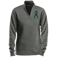 Thumbnail for OOTO - GLYPHIC EN GREEN - LST253 Ladies' 1/4 Zip Sweatshirt - 5 COLORS -