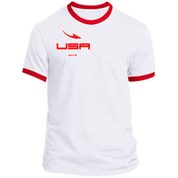 Thumbnail for USA OOTO DASH EN RED - PC54R Ringer Tee - 6 COLORS -