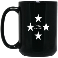 Thumbnail for OOTO - 4 STAR DASH WT. - BM15OZ 15 oz. Black Mug - 1 COLOR -