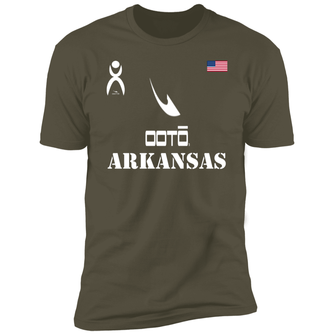 OOTO - ARKANSAS - Z61x Premium Short Sleeve Tee - 9 COLORS -